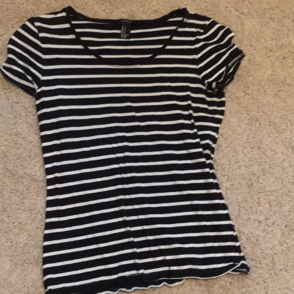 Striped forever 21 tee